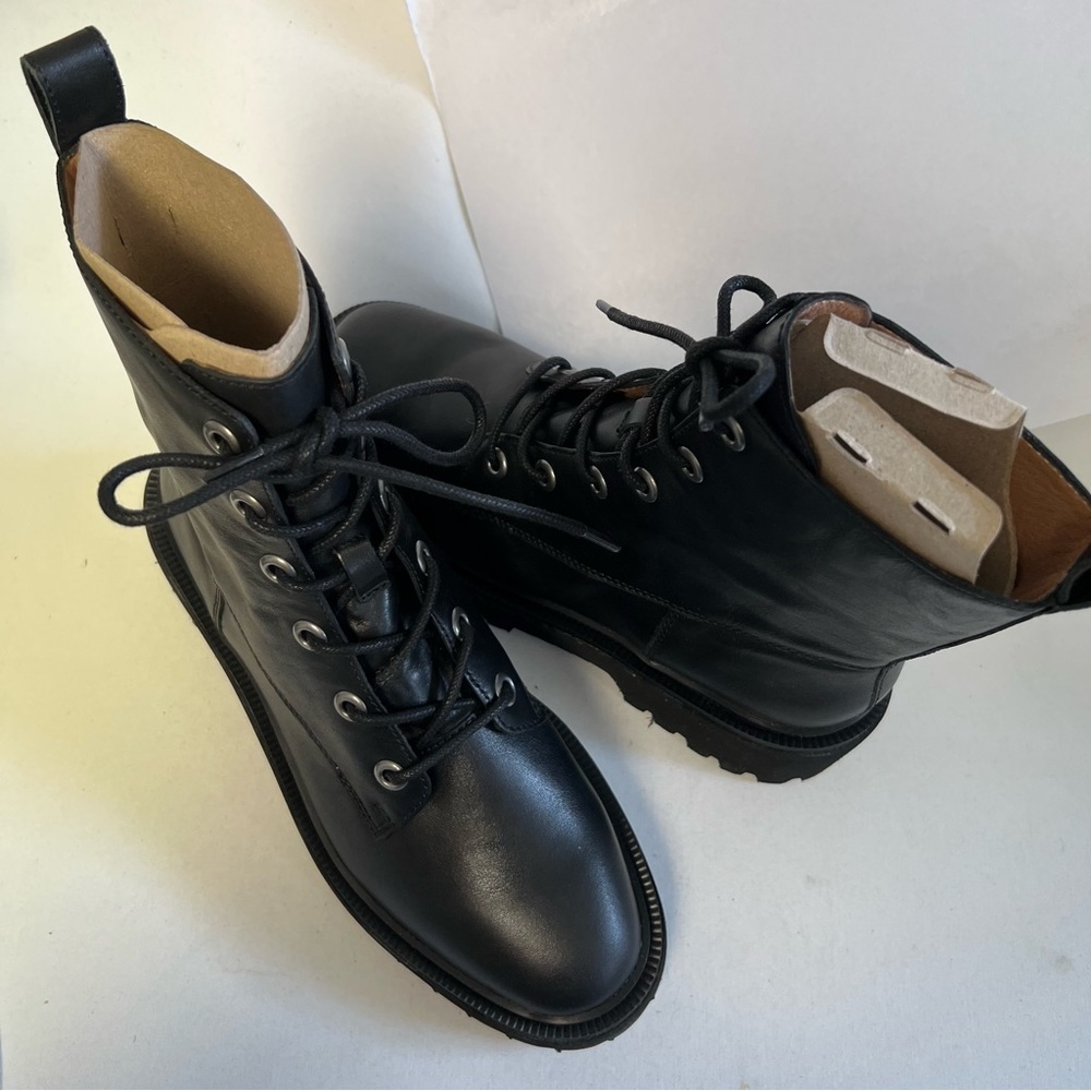 MADEWELL The Rayna Leather Boots NWT - Picture 3 of 10